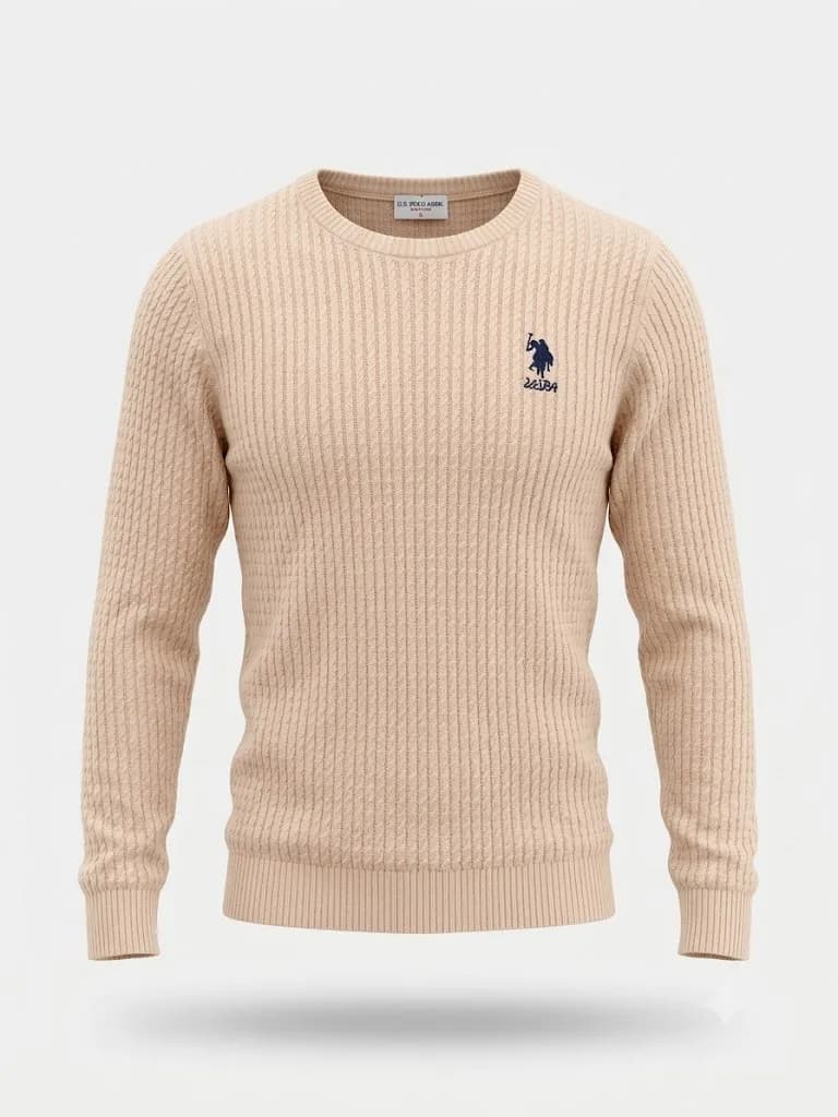 Pulover U.S. Polo Assn. Cable Knit