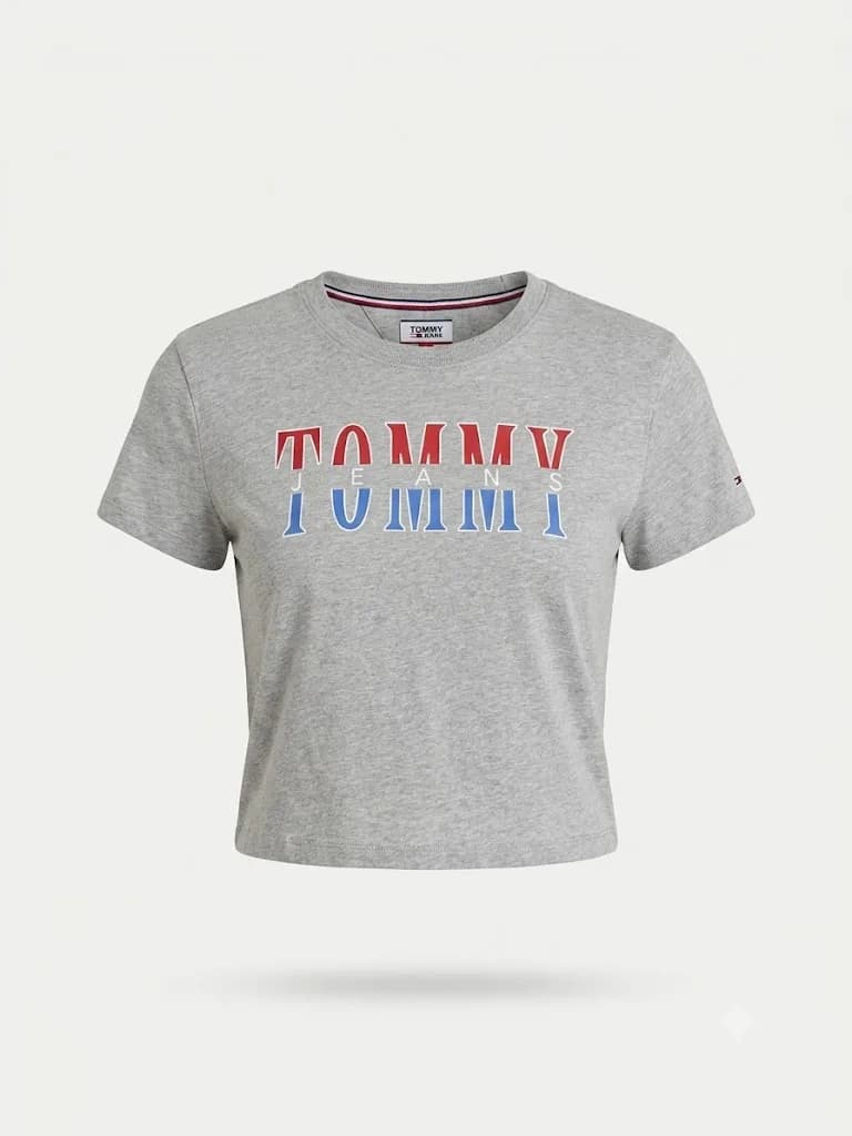 Tricou Tommy Jeans Crop Fit